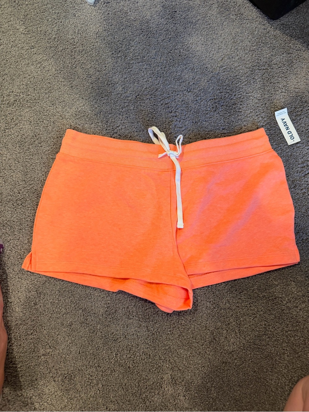 Old Navy Neon Orange Drawstring Lounge Shorts